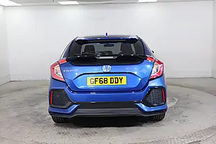 Used 2018 Honda Civic Se Blue - Interior and Exterior details 5