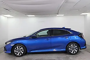 Used 2018 Honda Civic Se Blue - Interior and Exterior details 8