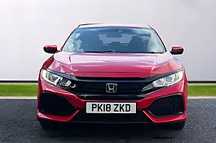 Used 2018 Honda Civic Se Red - Interior and Exterior details 2