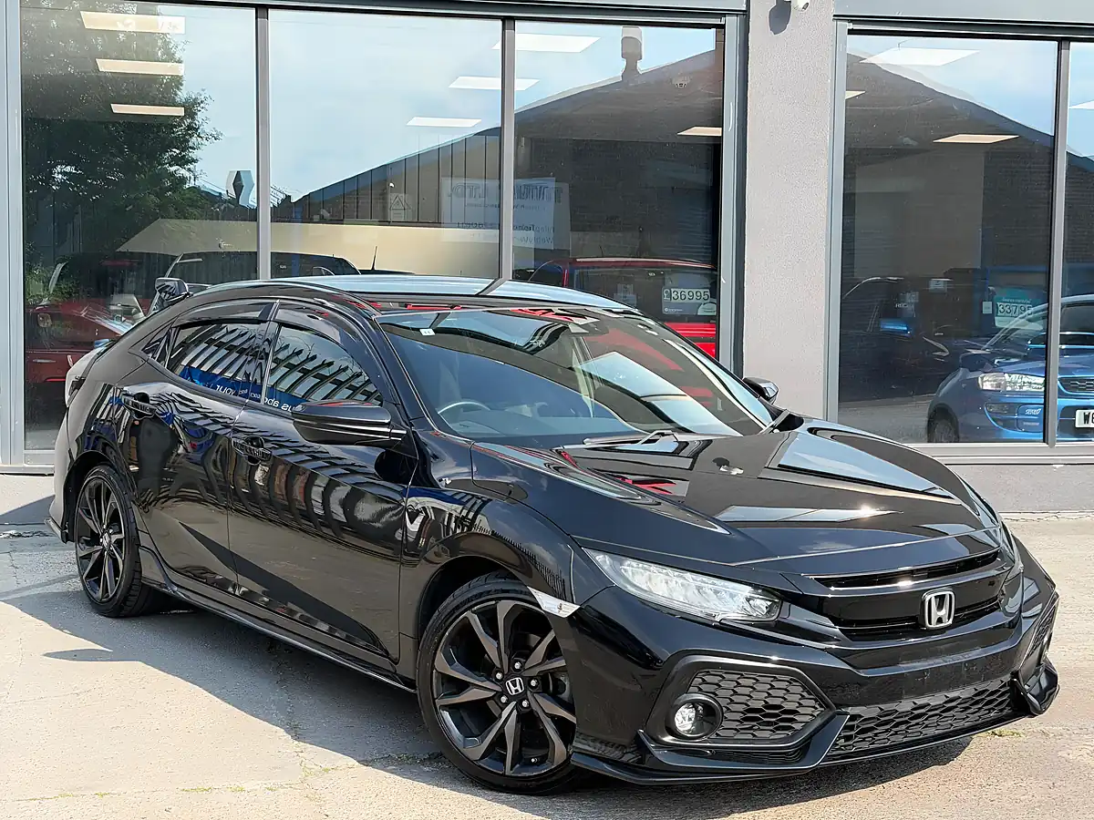 Used 2018 Honda Civic Sport Black - Interior and Exterior details 2