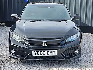 Used 2018 Honda Civic Sr Black - Interior and Exterior details 2