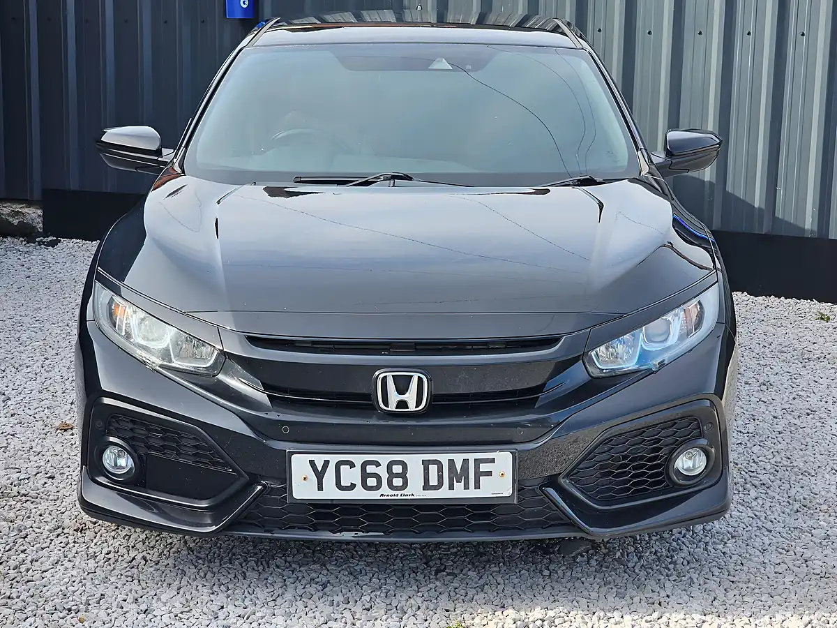 Used 2018 Honda Civic Sr Black - Interior and Exterior details 2