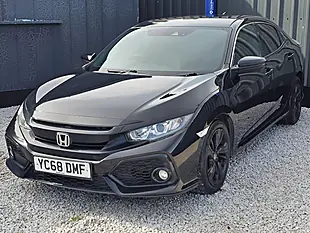 Used 2018 Honda Civic Sr Black - Interior and Exterior details 3