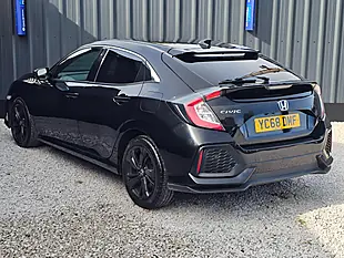 Used 2018 Honda Civic Sr Black - Interior and Exterior details 4