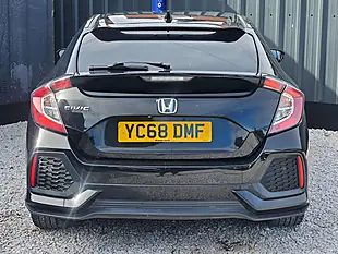 Used 2018 Honda Civic Sr Black - Interior and Exterior details 5