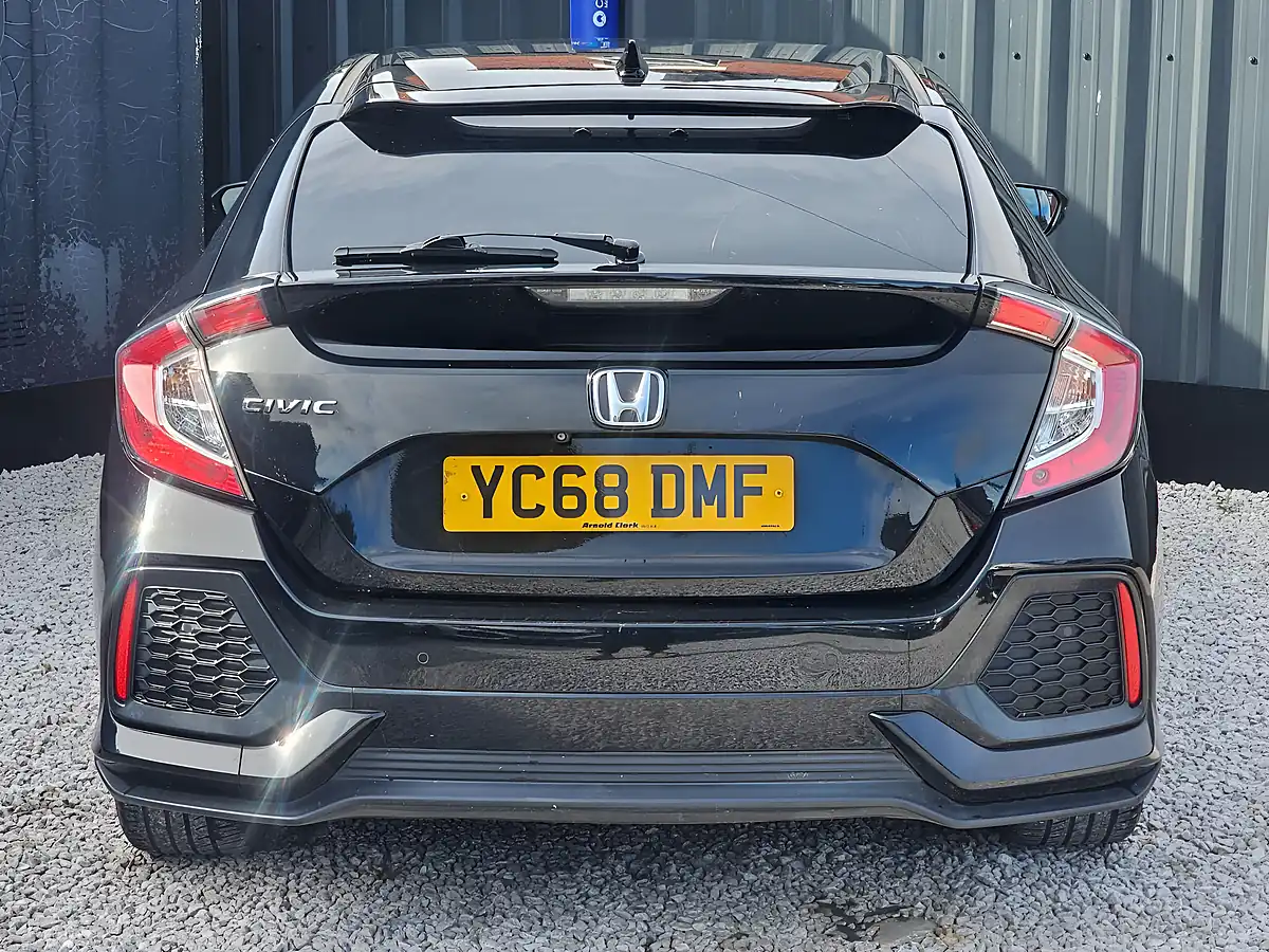 Used 2018 Honda Civic Sr Black - Interior and Exterior details 5