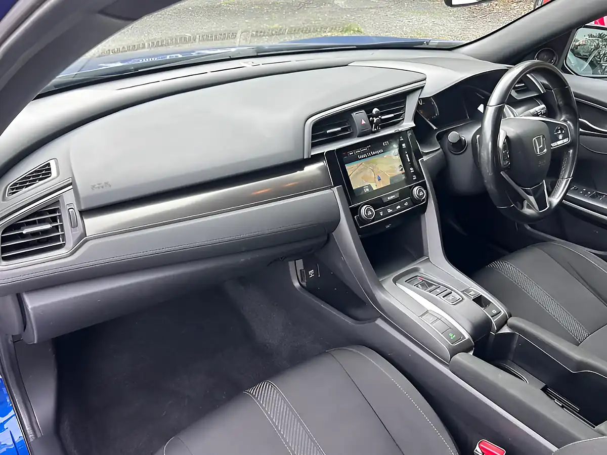 Used 2018 Honda Civic Sr Blue - Interior and Exterior details 10