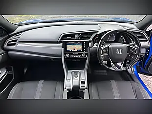 Used 2018 Honda Civic Sr Blue - Interior and Exterior details 3