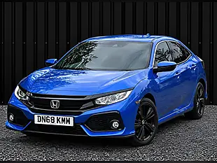 Used 2018 Honda Civic Sr Blue - Interior and Exterior details 6