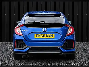 Used 2018 Honda Civic Sr Blue - Interior and Exterior details 7