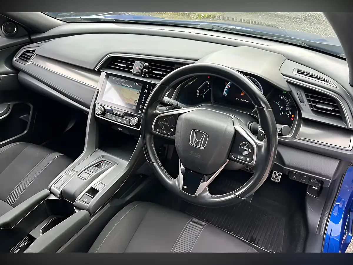 Used 2018 Honda Civic Sr Blue - Interior and Exterior details 9