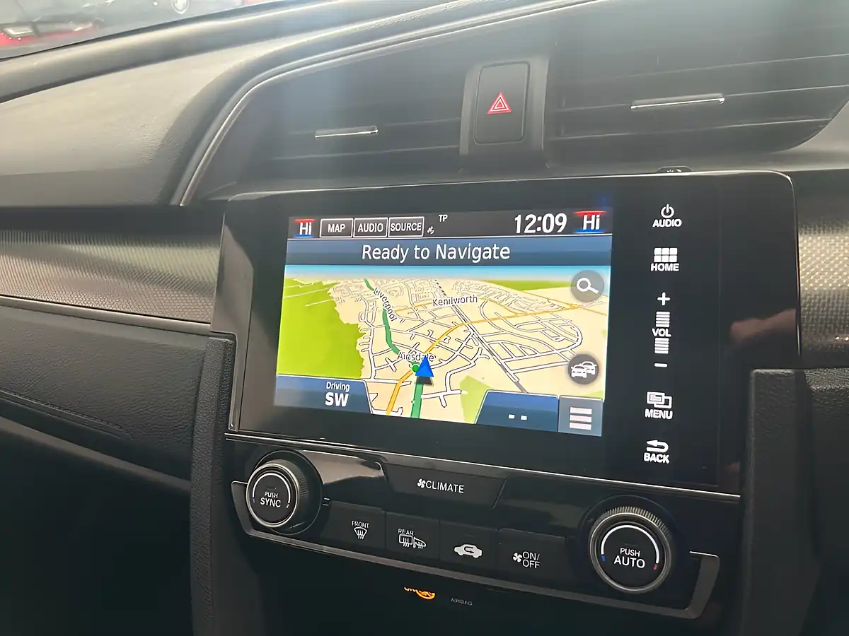 Used 2018 Honda Civic Sr Blue - Interior and Exterior details 12