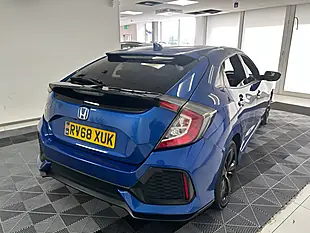 Used 2018 Honda Civic Sr Blue - Interior and Exterior details 6