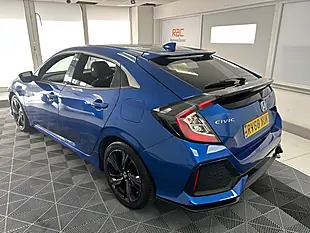Used 2018 Honda Civic Sr Blue - Interior and Exterior details 8