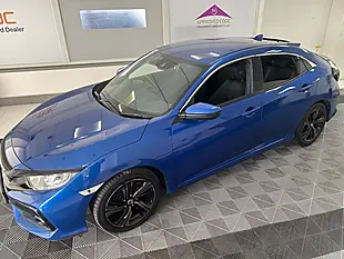 Used 2018 Honda Civic Sr Blue - Interior and Exterior details 9