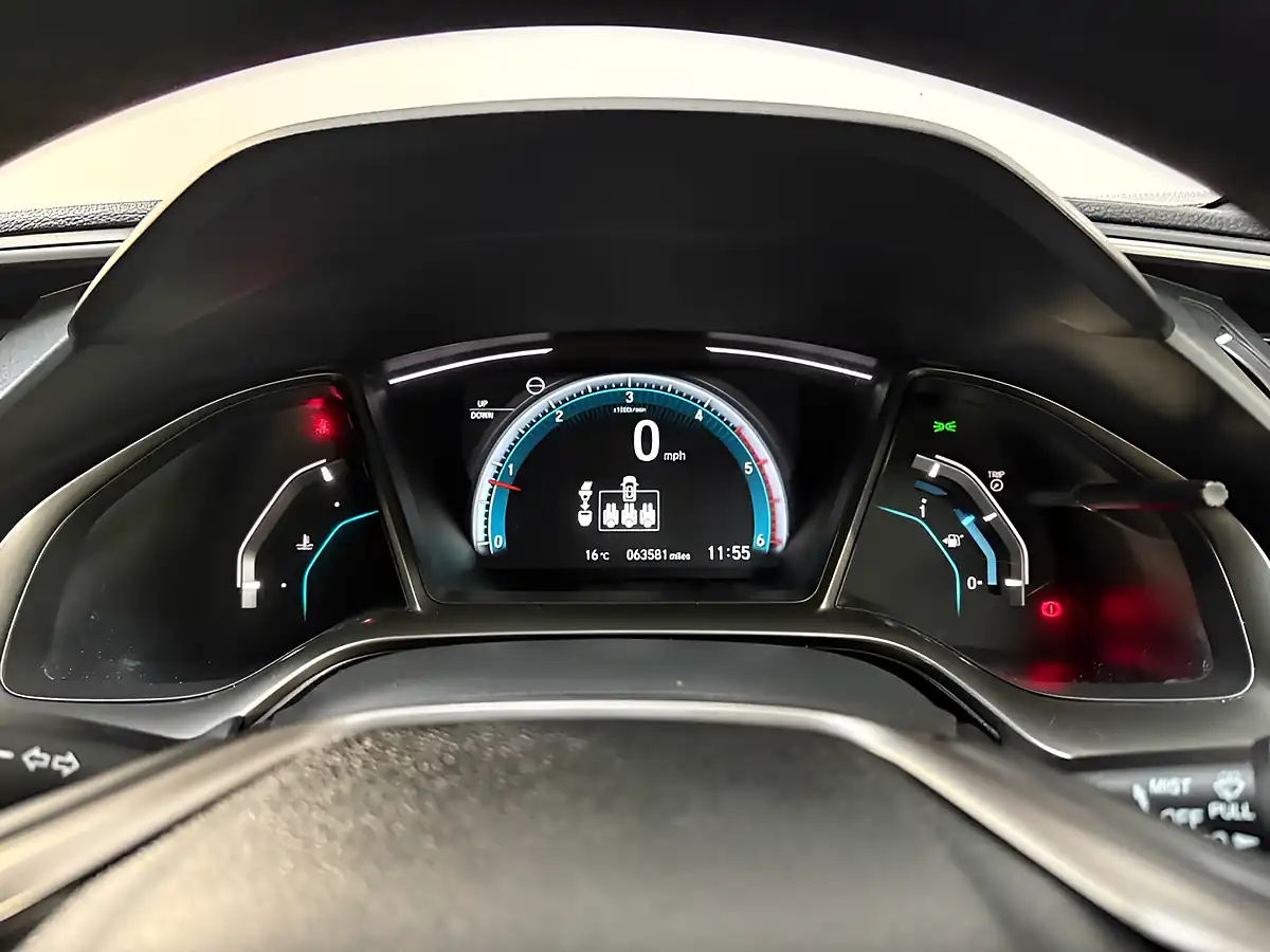 Used 2018 Honda Civic Sr Blue - Interior and Exterior details 17