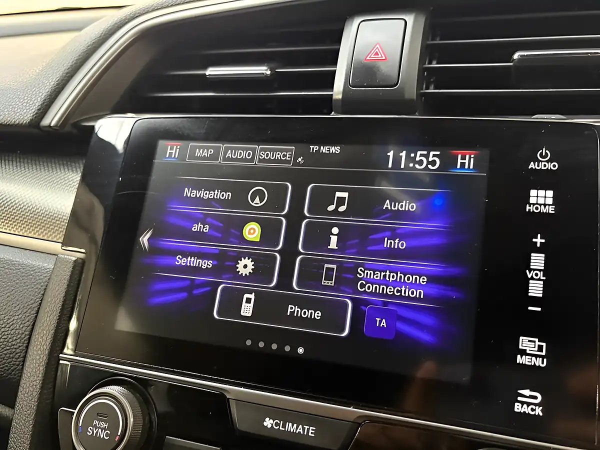 Used 2018 Honda Civic Sr Blue - Interior and Exterior details 19