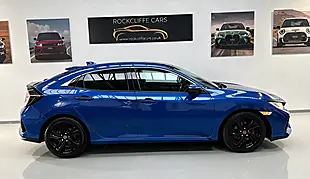 Used 2018 Honda Civic Sr Blue - Interior and Exterior details 2