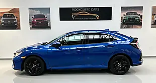 Used 2018 Honda Civic Sr Blue - Interior and Exterior details 3
