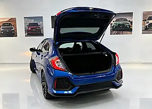 Used 2018 Honda Civic Sr Blue - Interior and Exterior details 5