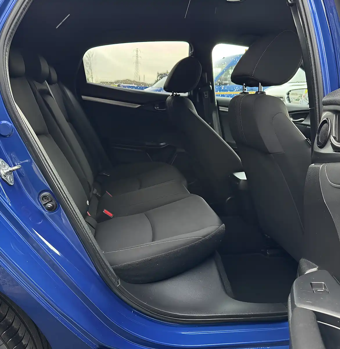 Used 2018 Honda Civic Sr Blue - Interior and Exterior details 12