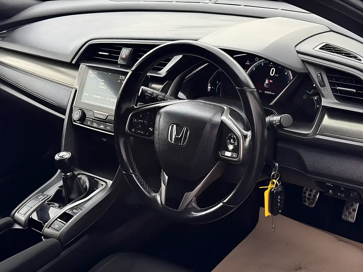 Used 2018 Honda Civic Sr Blue - Interior and Exterior details 14