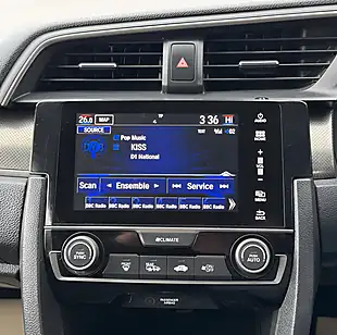 Used 2018 Honda Civic Sr Blue - Interior and Exterior details 15