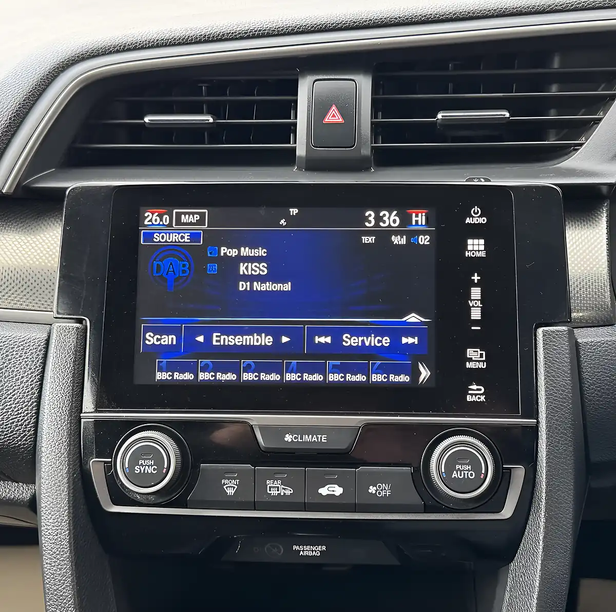 Used 2018 Honda Civic Sr Blue - Interior and Exterior details 15