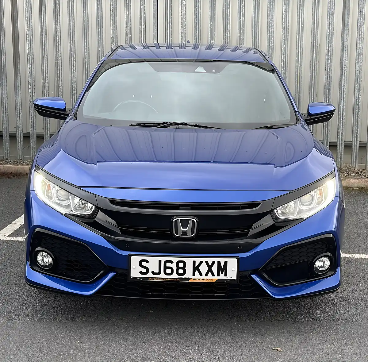 Used 2018 Honda Civic Sr Blue - Interior and Exterior details 3