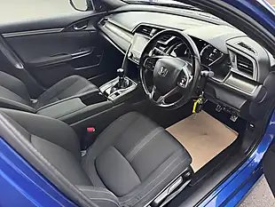 Used 2018 Honda Civic Sr Blue - Interior and Exterior details 9