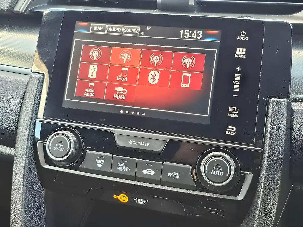 Used 2018 Honda Civic Sr Grey - Interior and Exterior details 16