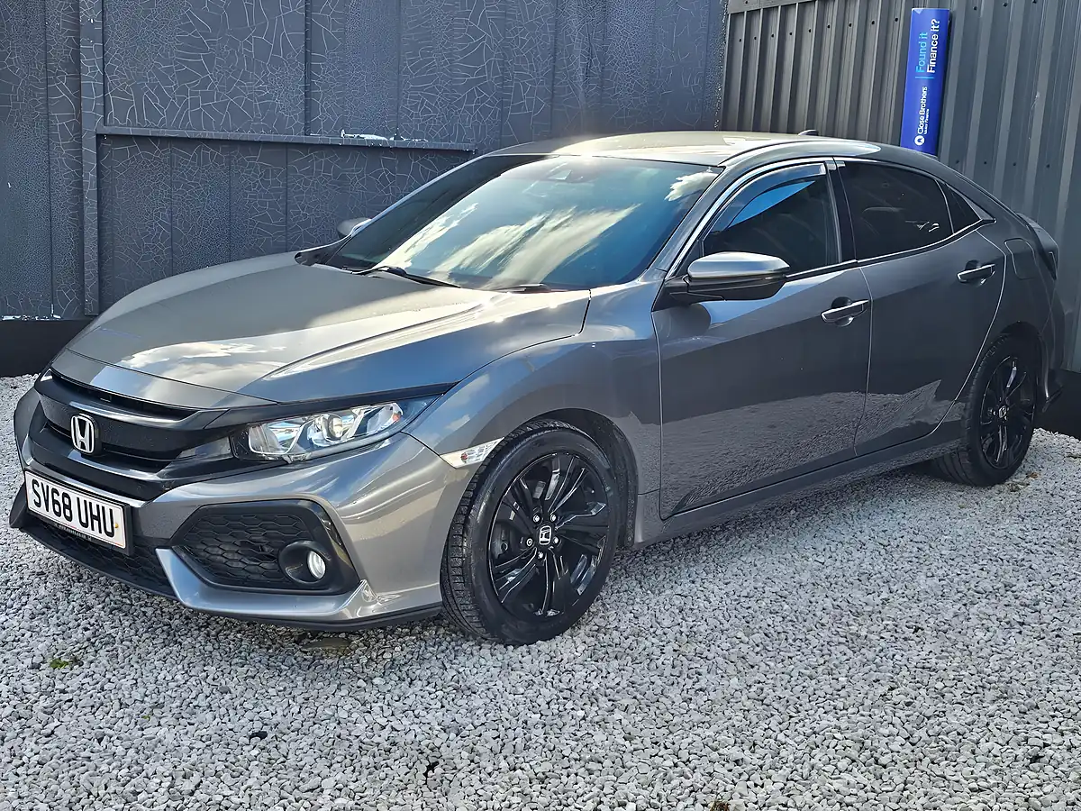 Used 2018 Honda Civic Sr Grey - Interior and Exterior details 3