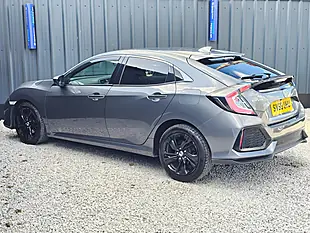 Used 2018 Honda Civic Sr Grey - Interior and Exterior details 4