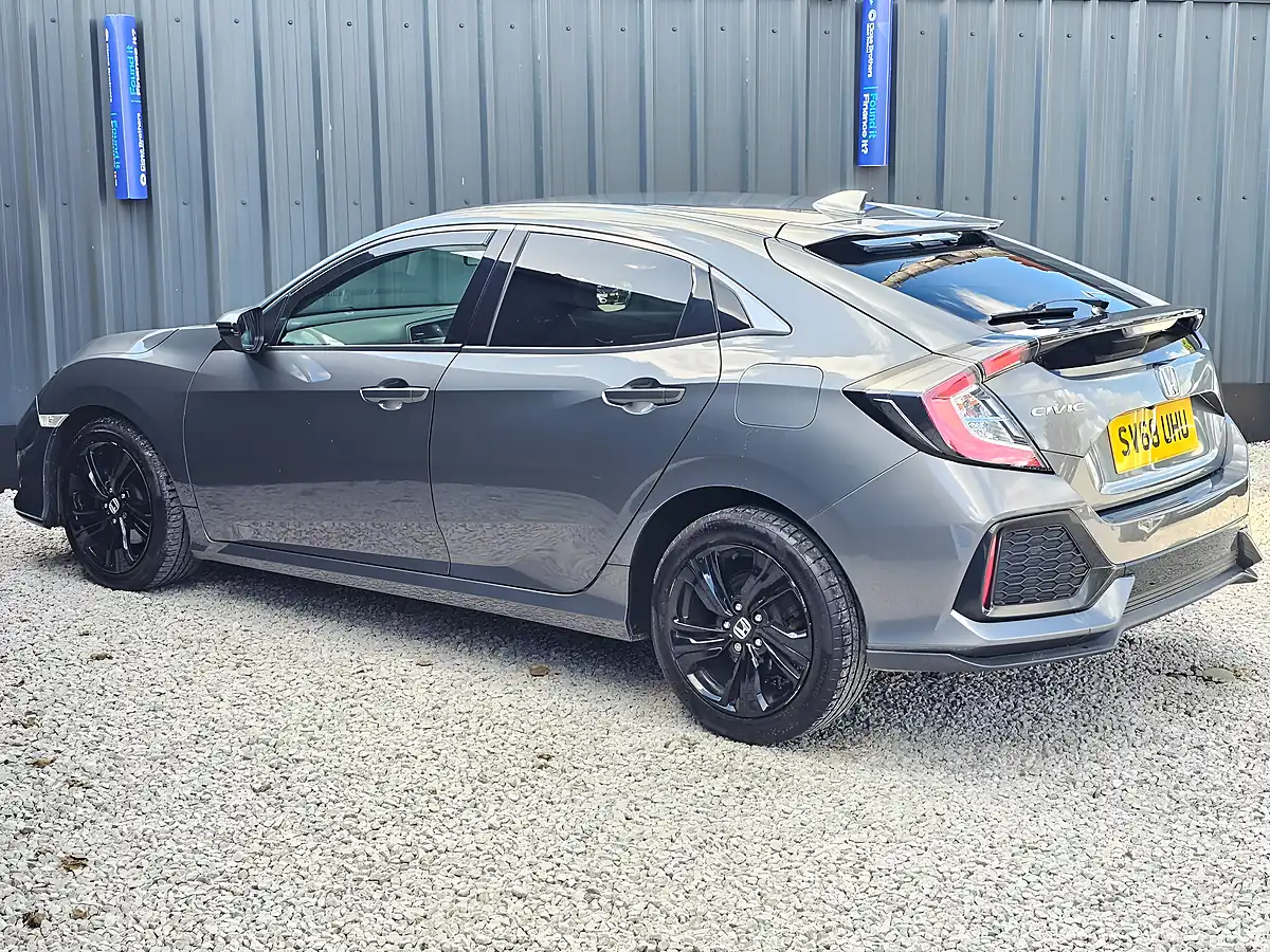 Used 2018 Honda Civic Sr Grey - Interior and Exterior details 4