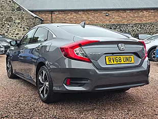 Used 2018 Honda Civic Sr Grey - Interior and Exterior details 14