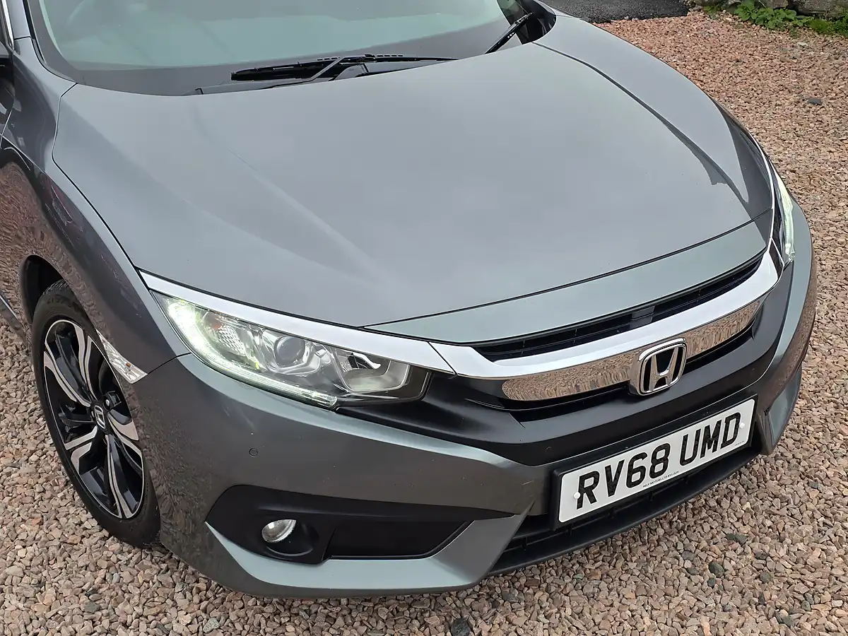 Used 2018 Honda Civic Sr Grey - Interior and Exterior details 2