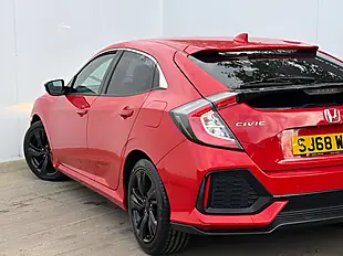 Used 2018 Honda Civic Sr Rallye Red - Interior and Exterior details 16
