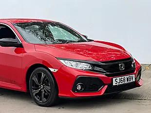 Used 2018 Honda Civic Sr Rallye Red - Interior and Exterior details 2