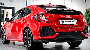 Used 2018 Honda Civic Sr Red - Interior and Exterior details 11