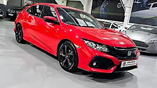Used 2018 Honda Civic Sr Red - Interior and Exterior details 13