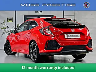 Used 2018 Honda Civic Sr Red - Interior and Exterior details 2