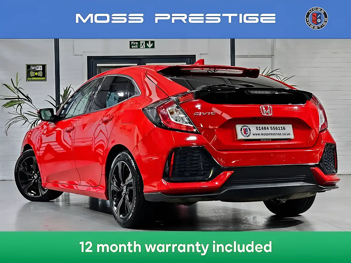 Used 2018 Honda Civic Sr Red - Interior and Exterior details 2