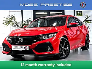 Used 2018 Honda Civic Sr Red - Interior and Exterior details 4