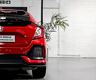 Used 2018 Honda Civic Sr Red - Interior and Exterior details 9