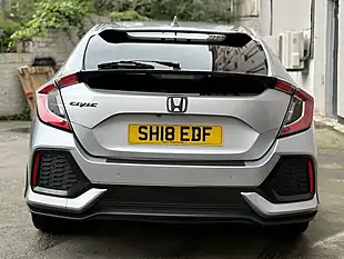Used 2018 Honda Civic Sr Silver - Interior and Exterior details 10
