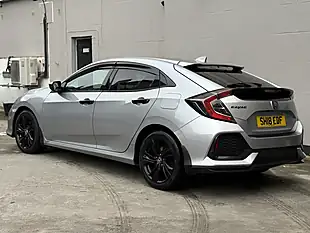 Used 2018 Honda Civic Sr Silver - Interior and Exterior details 3