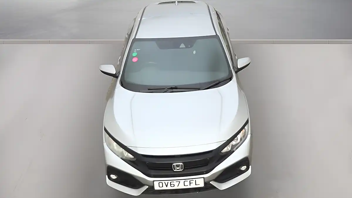 Used 2018 Honda Civic Sr Silver - Interior and Exterior details 3