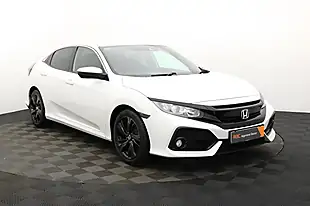 Used 2018 Honda Civic Sr White - Interior and Exterior details 10