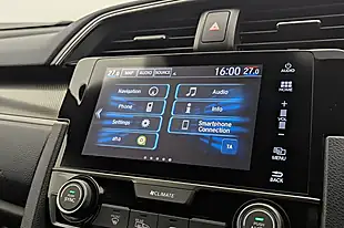 Used 2018 Honda Civic Sr White - Interior and Exterior details 16