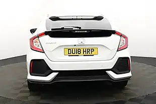 Used 2018 Honda Civic Sr White - Interior and Exterior details 5
